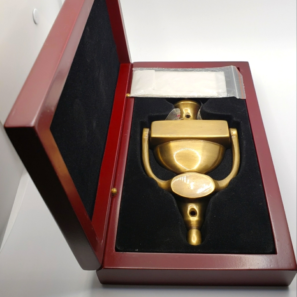 Brass Door Knocker Engravable Plate
